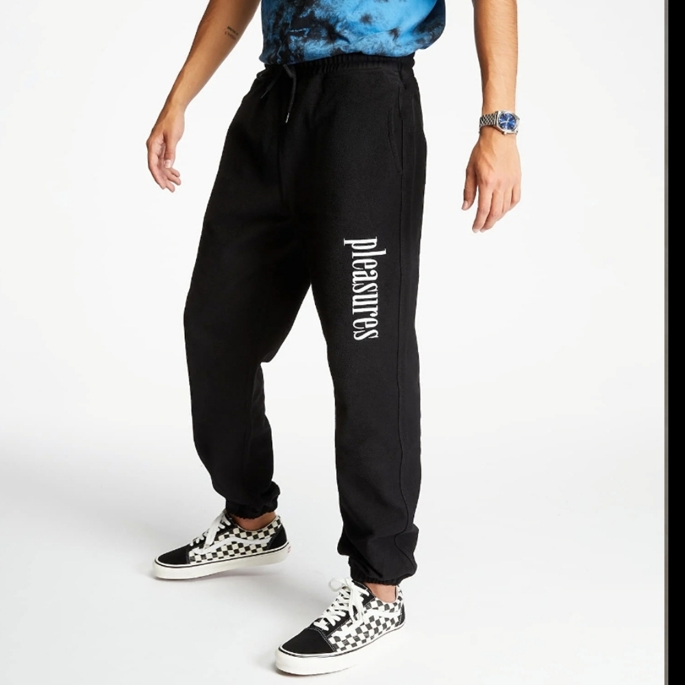 PLEASURES Logic Reverse Terry Sweat pants Mens Size S